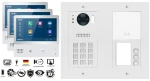 3-Familienhaus Ip Videotürklingel IP Videosprechanlage RFID&Keypad Außenstation